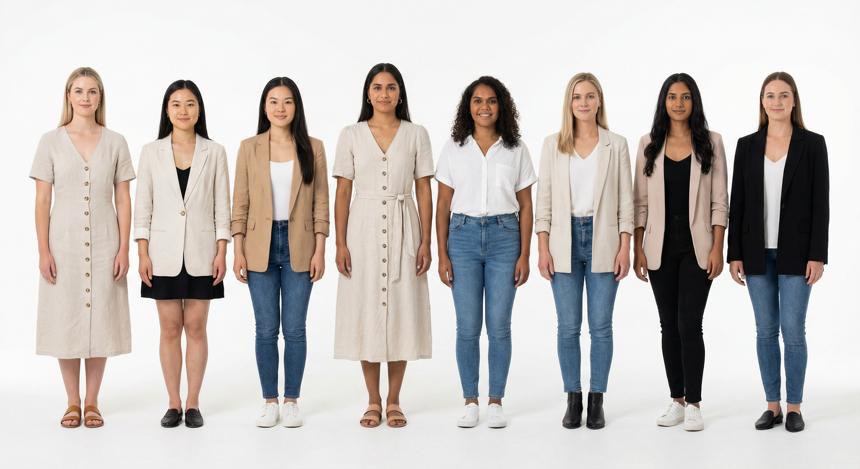 Typical women in Australia — 8 women group