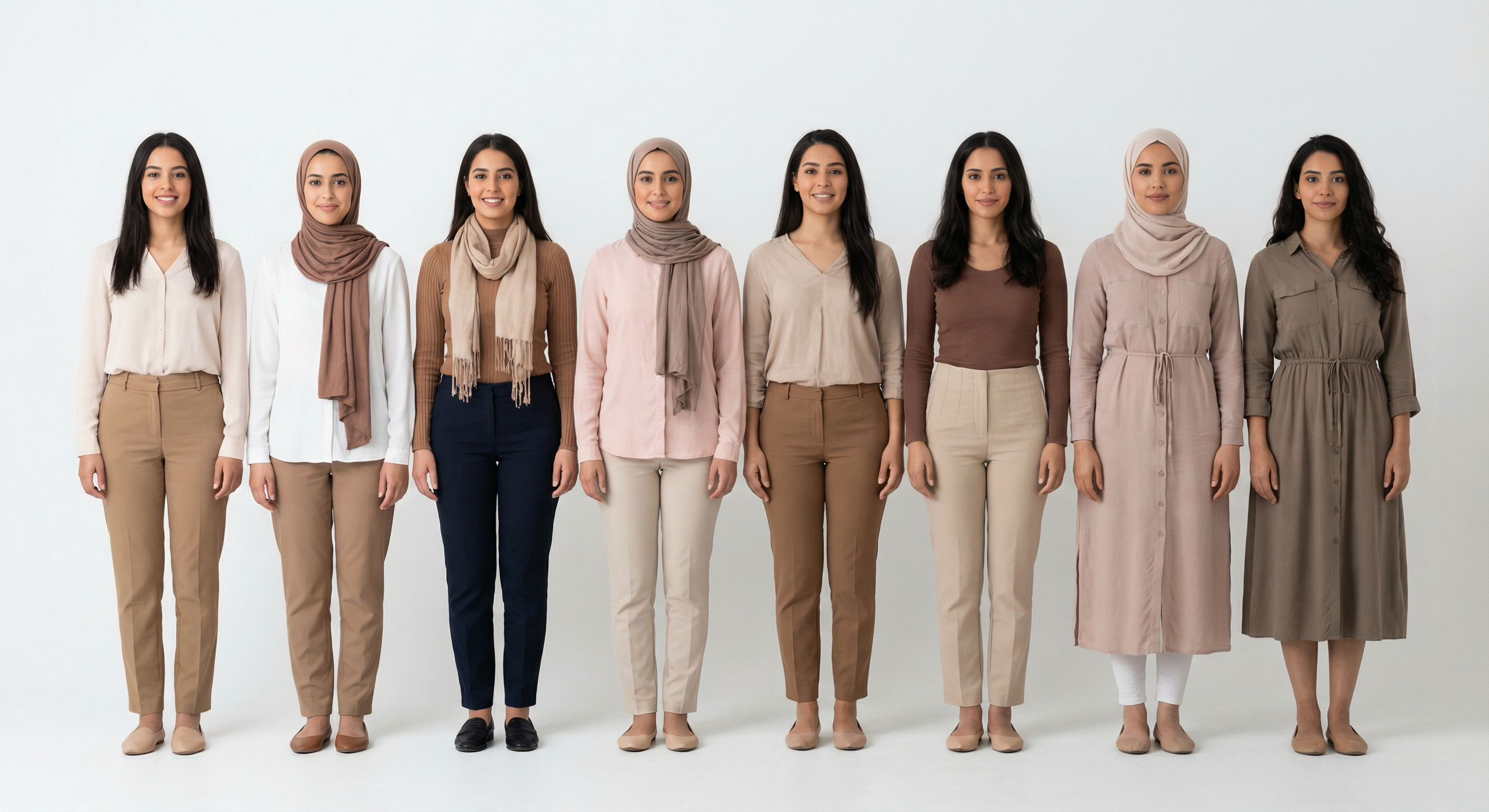 Typical women in Libya — 8 women group