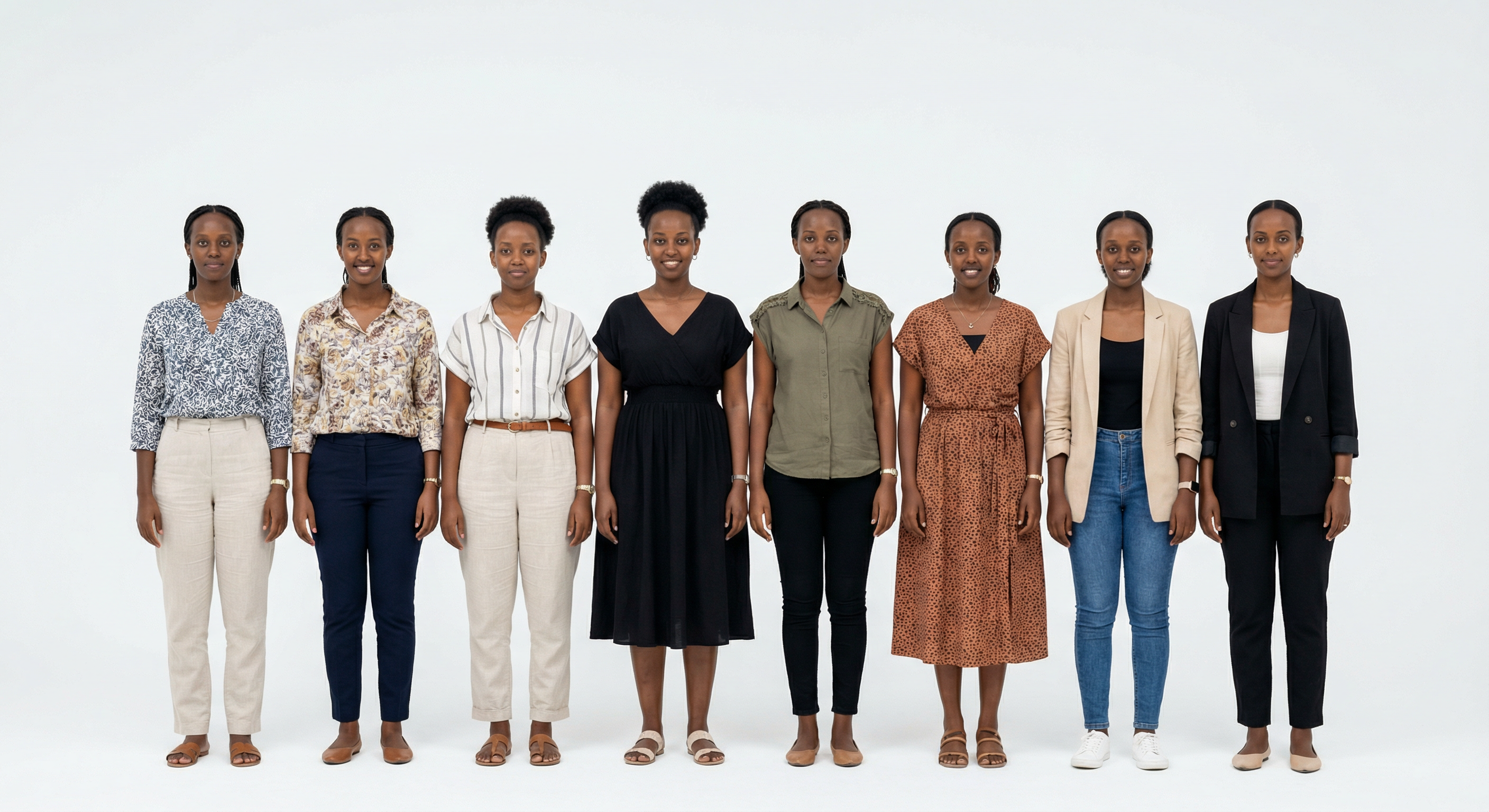 Typical women in Rwanda — 8 women group