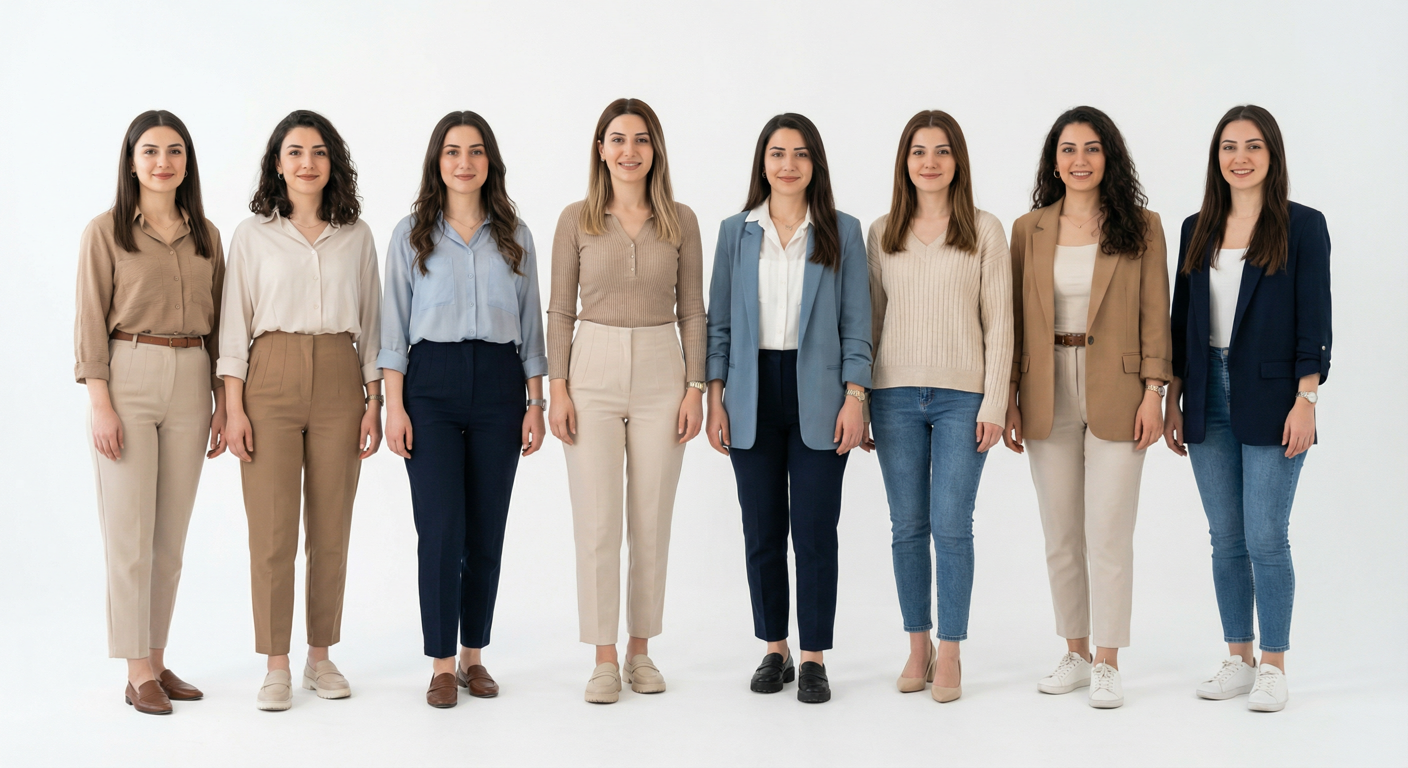 Typical women in Turkey — 8 women group